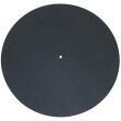 Кожаный мат для проигрывателей виниловых дисков диаметр 30 см VinylMaster Leather-Mat II 300mm Black 543584 фото