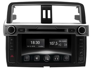Автомобильная мультимедийная система с антибликовым 8” HD дисплеем 1024x600 для Toyota Prado, LC150 - High level, 2014-2016 Gazer CM6008-J150H 524384 фото