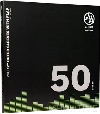 Audio Anatomy ACCLP038 — Зовнішні конверти 50 X 12" PVC 100 Micron 1-008010 фото