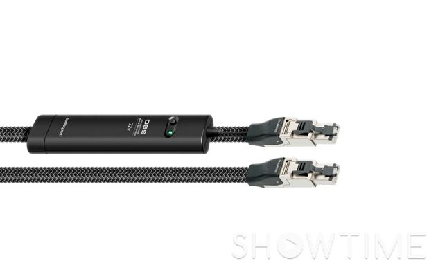 AudioQuest RJ/E Diamond 1,5m — RJ/E Ethernet кабель, RJ 45, 1.5 м, чорний/білий 1-005955 фото