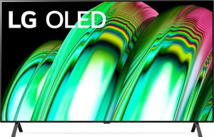 LG OLED55A26LA — Телевізор 55" OLED 4K 50Hz Smart WebOS Dark Iron Sliver