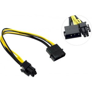 Кабель для питания видеокарты Molex - PCIe 6-pin 0.1м (146-00827) 460932 фото