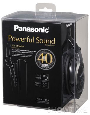 Panasonic RP-HTF295E-K — навушники RP-HTF295E Over-ear чорні 1-005456 фото