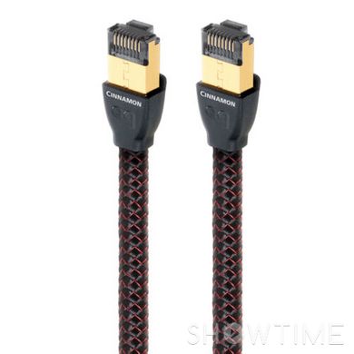 AudioQuest RJ/E Cinnamon 3,0m — RJ/E Ethernet кабель, RJ 45, 3 м, чорний/червоний 1-005956 фото