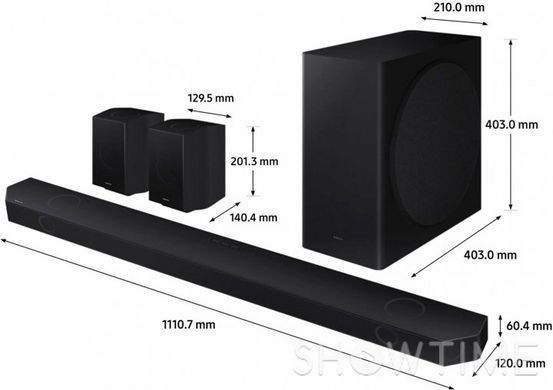 Samsung HW-Q930B/RU &mdash; Саундбар 9.1.4-Channel 540Вт 8" сабвуфер 1-006091 фото