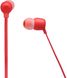 Навушники бездротові вакуумні Bluetooth 16 ч роботи червоні JBL JBLT125BTCOR 543811 фото 2