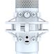 HyperX QuadCast S White (519P0AA) — Мікрофон для стрімінгу/подкастів, Omni/Uni/Bi, USB-A, 3м, NGenuity, RGB, білий 1-009084 фото 5