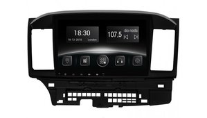 Автомобильная мультимедийная система с антибликовым 10.1” HD дисплеем 1024x600 для Mitsubishi Lancer CYA 2007-2013 Gazer CM5510-ASX10 526407 фото
