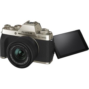 Цифр. фотокамера Fujifilm X-T200 + XC 15-45mm F3.5-5.6 Kit Gold 519084 фото