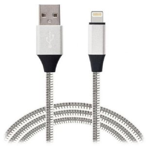 Кабель Vinga USB2.0 AM/Apple Lightning Silver 1м (VRC071SI) 469947 фото