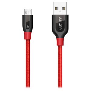 Кабель Anker PowerLine USB2.0 AM/Micro-BM Black 0.9м (A8132H12) 469208 фото