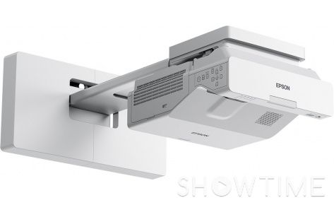 Проектор інсталяційний ультракороткофокусний лазерний 1024x768 LCD 3800 Лм Wi-Fi білий Epson EB-720 (V11HA01040) 1-000433 фото