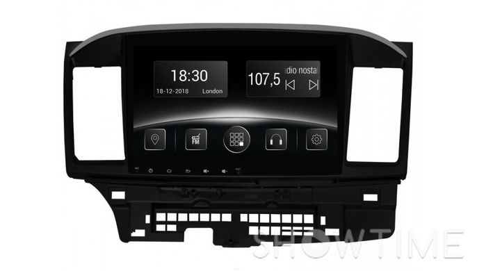 Автомобільна мультимедійна система з антибліковим 10.1 "HD дисплеєм 1024x600 для Mitsubishi Lancer CYA 2007-2013 Gazer CM5510-ASX10 526407 фото