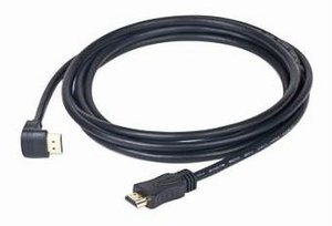 Кабель HDMI v.1.4 кутова вилка, позолоченими контактами, Cablexpert CC-HDMI490-6 1.8m 444504 фото