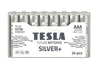 Батарейки Tesla Silver+ AAA / LR03 24 шт. 8594183392356 523168 фото