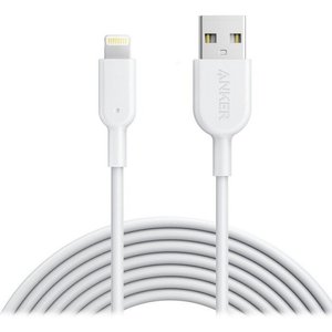 Кабель Anker Powerline II USB/Apple Lightning V2 White 3м (A8434H21) 470463 фото