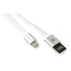 Кабель 2E USB2.0 AM/Micro-BM Silver 1м (2E-CCTM13M-1S) 469124 фото