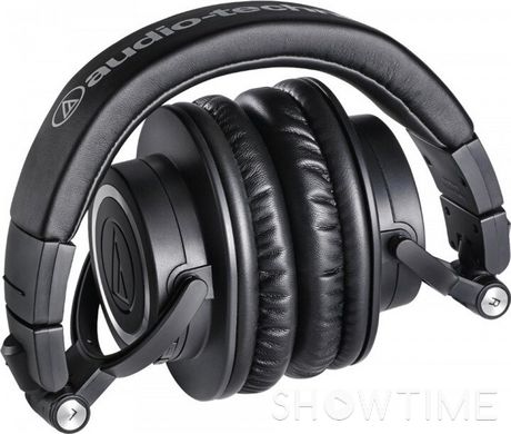 Навушники бездротові 15 Гц - 28 кГц 99 дБ 3.5 мм Bluetooth 1.2 м чорні Audio-Technica ATH-M50xBT 527169 фото