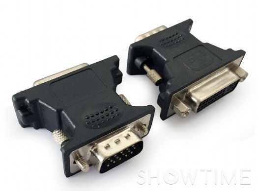 Адаптер VGA 15-pin на роз'єм DVI-A штекер Cablexpert A-VGAM-DVIF-01 444417 фото