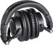 Навушники бездротові 15 Гц - 28 кГц 99 дБ 3.5 мм Bluetooth 1.2 м чорні Audio-Technica ATH-M50xBT 527169 фото 4