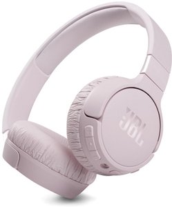 Навушники дротові / бездротові накладні Bluetooth 3.5 jack 55 ч роботи рожеві JBL JBLT660NCPIK 543813 фото