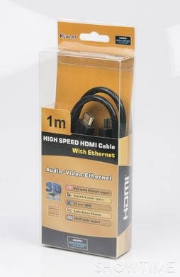 Кабель HDMI-HDMI 1m, M/M, v1.4, Viewcon VC-HDMI-160-1m 444608 фото