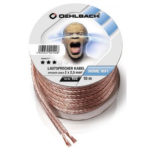 Кабель акустичний Oehlbach Speaker Wire SP-25/1000 2х2.5 мм², OFC, бухта 10 м 438820 фото