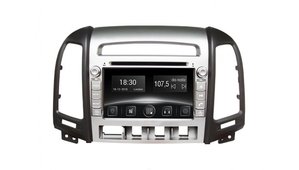 Автомобільна мультимедійна система з антибліковим 7 "HD дисплеєм 1024x600 для Hyundai SantaFe CM 2006-2012 Gazer CM5007-CM 526576 фото