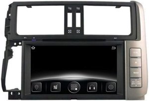 Автомобильная мультимедийная система с антибликовым 8” HD дисплеем 1024x600 для Toyota Land Cruiser Prado J150 2010-2013 Gazer CM6008-J150 526776 фото