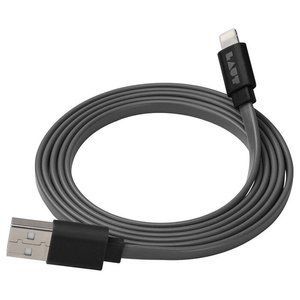 Кабель LAUT Link USB2.0 AM/Apple Lightning Black 1.2м (LAUT_LK_LTN1.2BK) 470083 фото