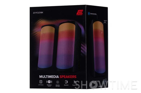 2E PCS231 RGB Matrix (2E-PCS231BK) Black &mdash; Компьютерная акустика 2.0 2x5 Вт 1-008513 фото