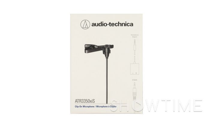 Петличный микрофон 3.5 мм с адаптером для смартфона Audio-Technica ATR3350xiS 527204 фото