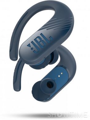 Навушники бездротові вакуумні Bluetooth 5.0 30 ч роботи сині JBL Endurance Peak II Blue JBLENDURPEAKIIBL 543864 фото