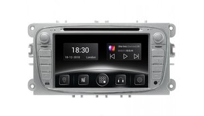 Автомобільна мультимедійна система з антибліковим 7 "HD дисплеєм 1024x600 для Ford Mondeo BA7, Focus DB 2007-2012 Gazer CM5007-BA7 525616 фото