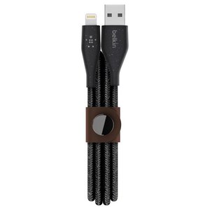 Кабель Belkin DuraTek Plus Lightning to USB-A Black 1.2м (F8J236BT04-BLK) 470343 фото