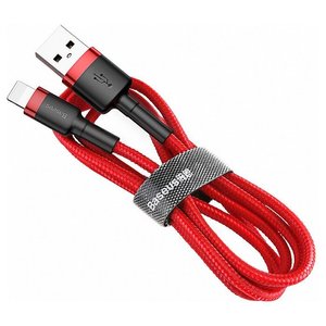 Кабель Baseus Cafule USB for Lightning Gray/Black 2м (CALKLF-HG1) 469330 фото