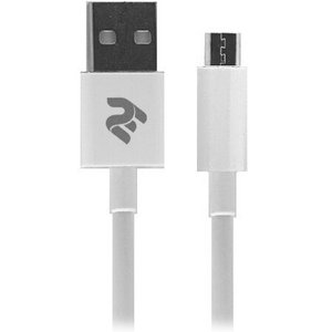 Кабель 2E USB2.0 AM/Micro-BM White 1м (2E-CCMAB-WT) 470595 фото