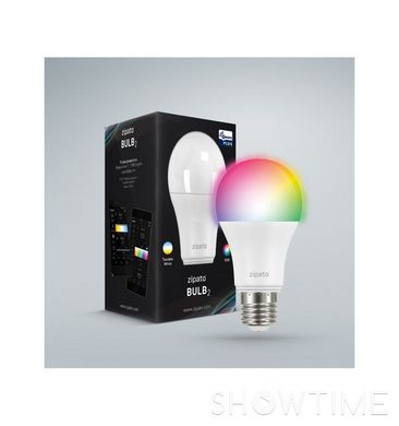 Умная лампа Zipato bulb 2 RGB, Z-wave, E27, 9.5Вт, 806 lm, 2700 - 6500K 443454 фото