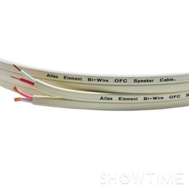 Кабель акустичний ВХ 2/1.1 мм² Atlas Cables Element Bi-Wire в бухті 100 м 529405 фото
