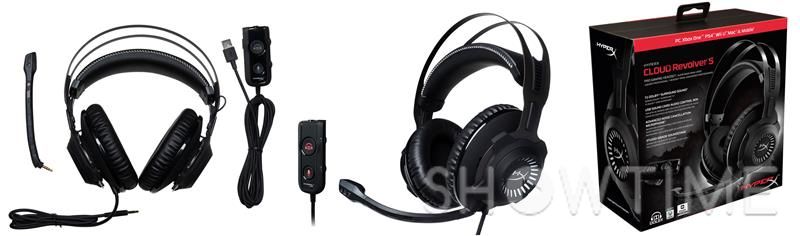 Гарнітура HyperX Cloud Revolver S Gaming Headset Dolby Surround 7.1 (HX-HSCRS-GM/EE) 434154 фото
