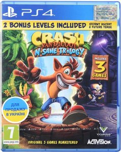 Програмний продукт на BD диску PS4 Crash Bandicoot N'sane Trilogy [Blu-Ray диск] 504873 фото