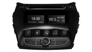 Автомобільна мультимедійна система з антибліковим 8 "HD дисплеєм 1024x600 для Hyundai SantaFe DM 2012-2016 Gazer CM5008-DM 526578 фото