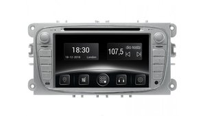 Автомобільна мультимедійна система з антибліковим 7 "HD дисплеєм 1024x600 для Ford Mondeo BA7, Ford Focus DB, 2007-2012 Gazer CM6007-BA7 525617 фото