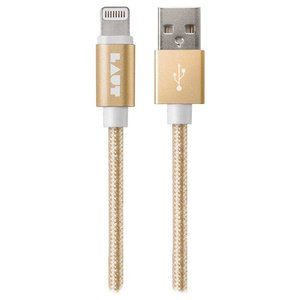 Кабель LAUT USB/Apple Lightning Link Metallics Gold 1.2м (LAUT_LKM_LTN1.2_GD) 469612 фото