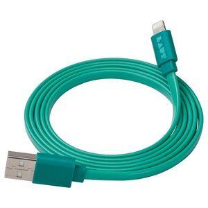 Кабель LAUT Link USB2.0 AM/Apple Lightning Turquoise 1.2м (LAUT_LK_LTN1.2TU) 470085 фото