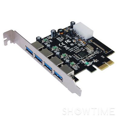 Контроллер STLAB PCI-E to USB 3.0 4-Ports (U-1270) 461136 фото