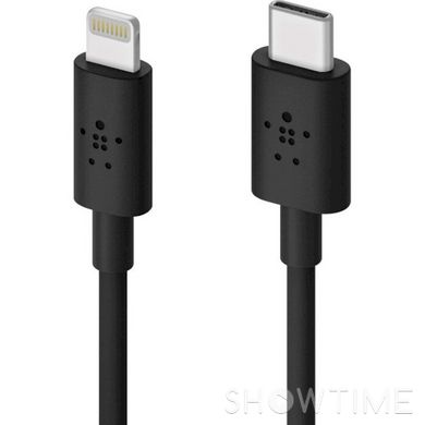 Кабель Belkin Boost Up Charge USB-C w/Lightning Black 0.9м (F8J239DS03-BLK) 470409 фото