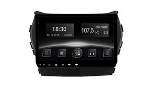Автомобільна мультимедійна система з антибліковим 9 "HD дисплеєм 1024x600 для Hyundai SantaFe DM 2012-2016 Gazer CM5509-DM 526579 фото