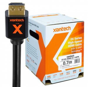 Кабель HDMI з технологією X-GRIP 0.7 м Xantech xnt.00122