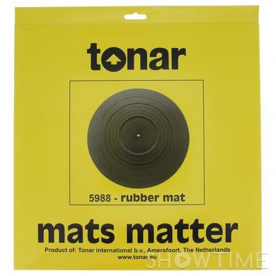 Мат гумовий для опорного диска вінілового програвача Tonar Rubber Mat 5988 529580 фото